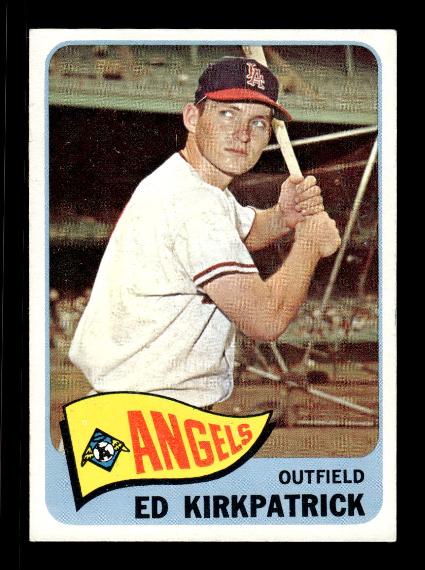 1965 Topps #393 Ed Kirkpatrick Los Angeles Angels VGEX CS26015636