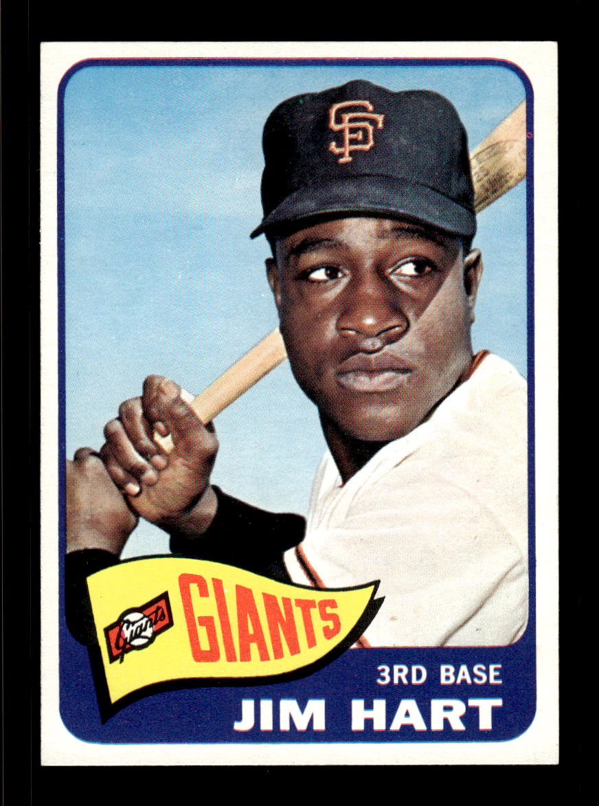 1965 Topps #395 Jim Hart San Francisco Giants VGEX CS26015638