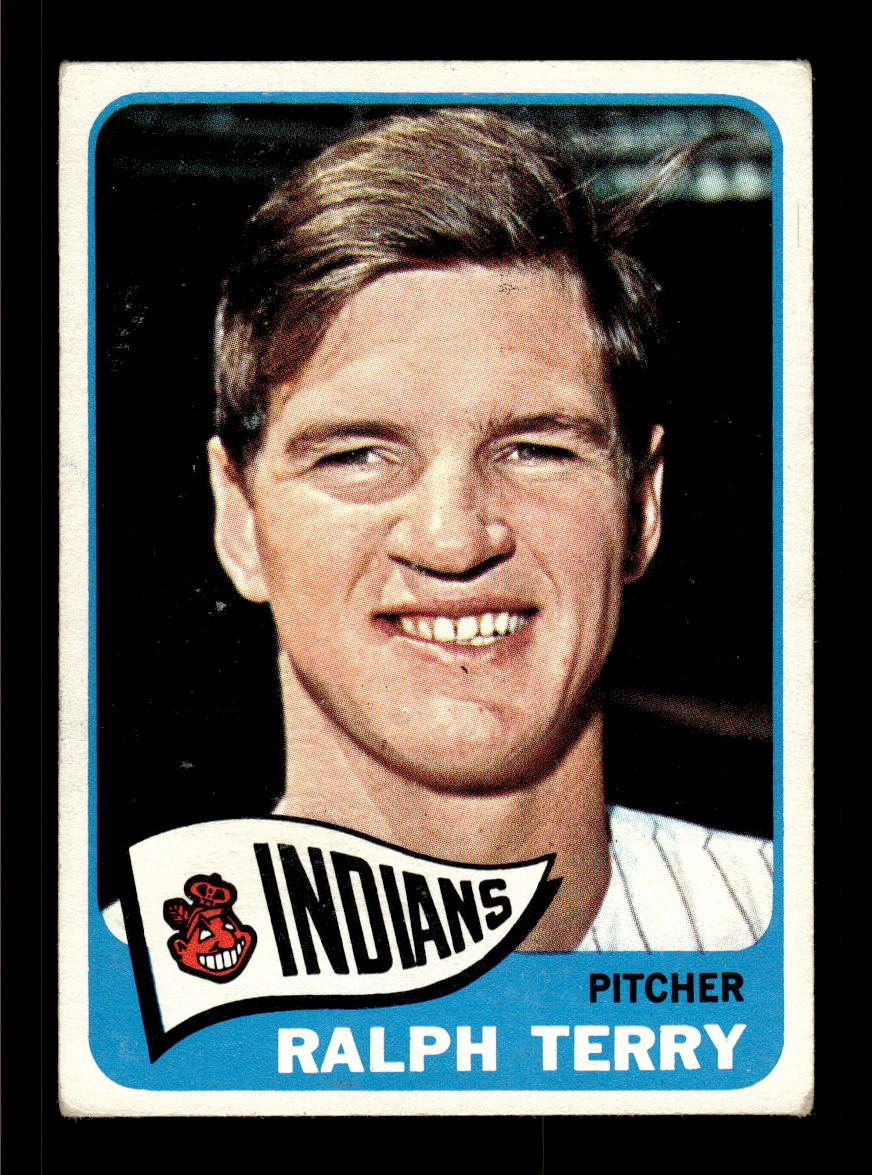 1965 Topps #406 Ralph Terry Cleveland Indians VGEX CS26015647