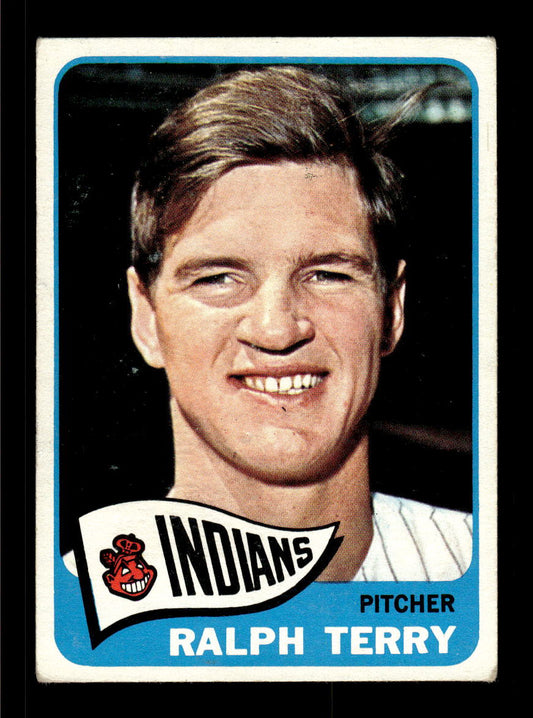 1965 Topps #406 Ralph Terry Cleveland Indians VGEX CS26015647