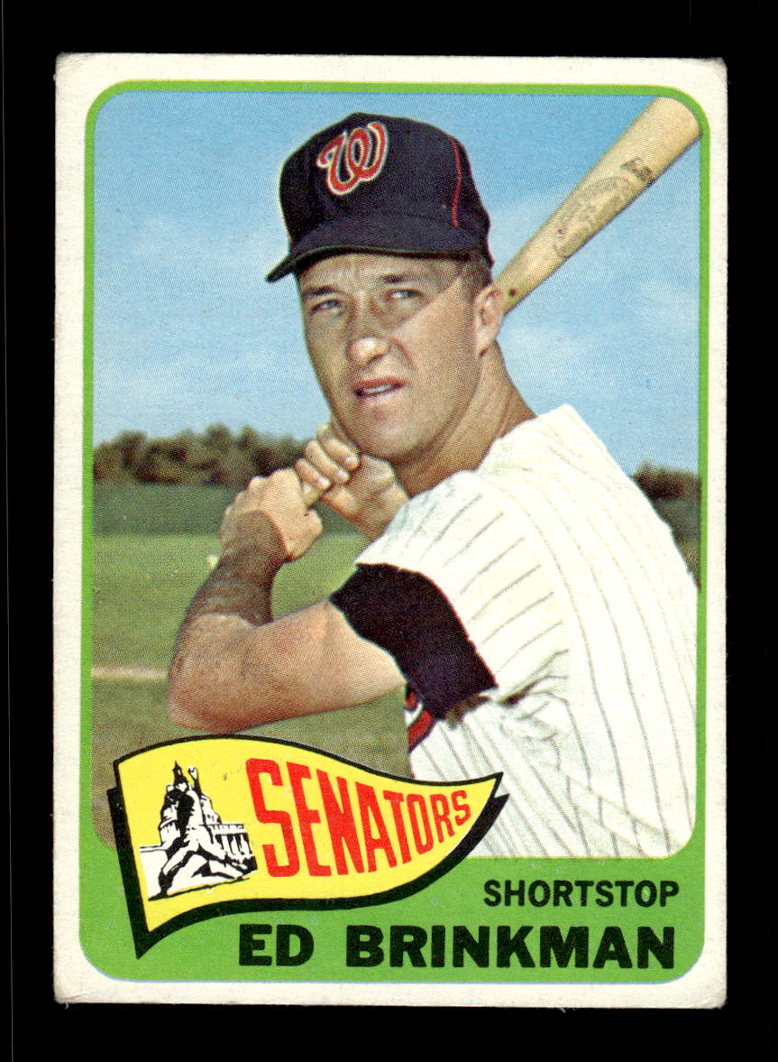 1965 Topps #417 Ed Brinkman Washington Senators VGEX CS26015657