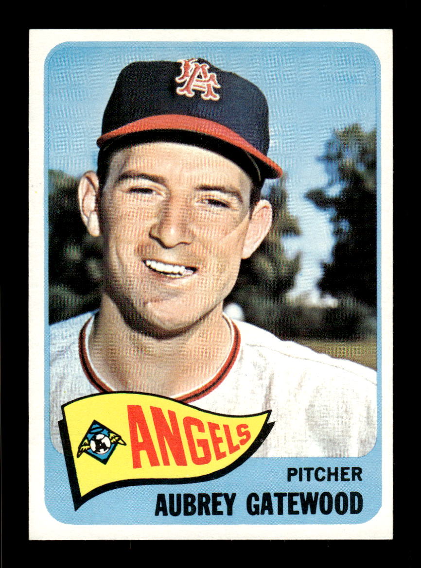 1965 Topps #422 Aubrey Gatewood Los Angeles Angels VGEX CS26015662