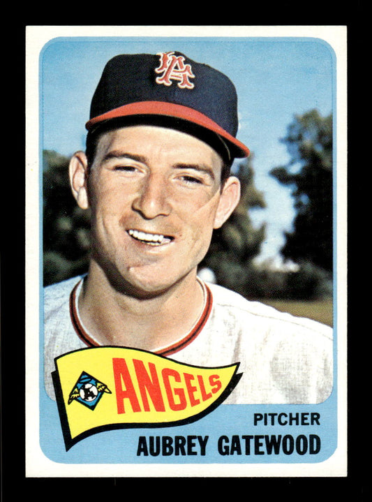 1965 Topps #422 Aubrey Gatewood Los Angeles Angels VGEX CS26015662