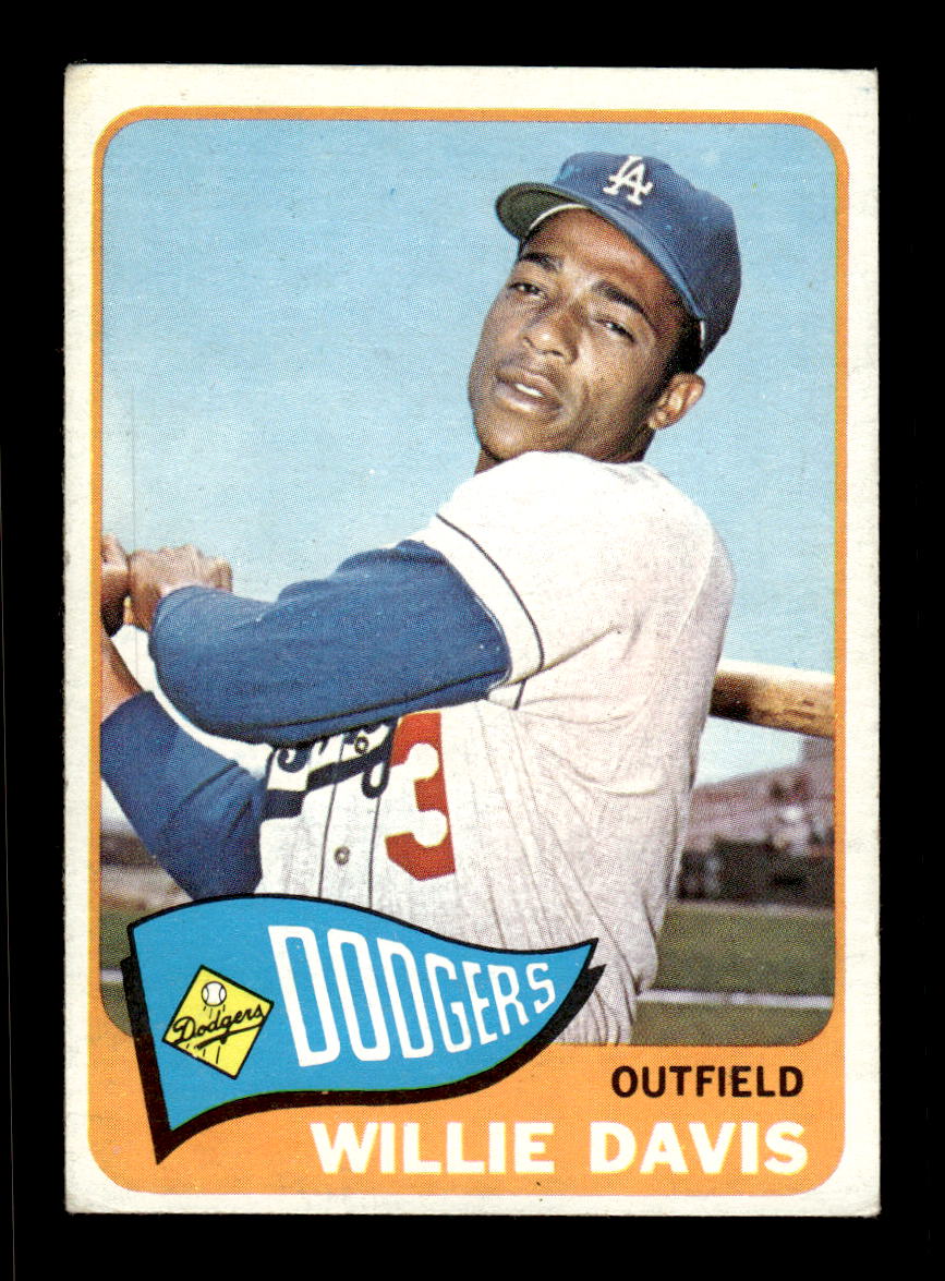 1965 Topps #435 Willie Davis Los Angeles Dodgers EXMT CS26015673