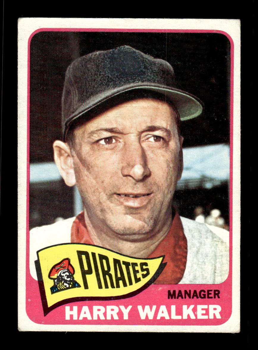 1965 Topps #438 Harry Walker Pittsburgh Pirates EXMT CS26015676