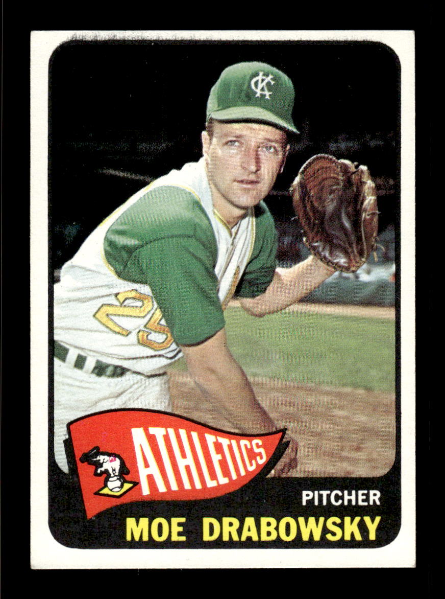 1965 Topps #439 Moe Drabowsky Kansas City Athletics EXMT CS26015677