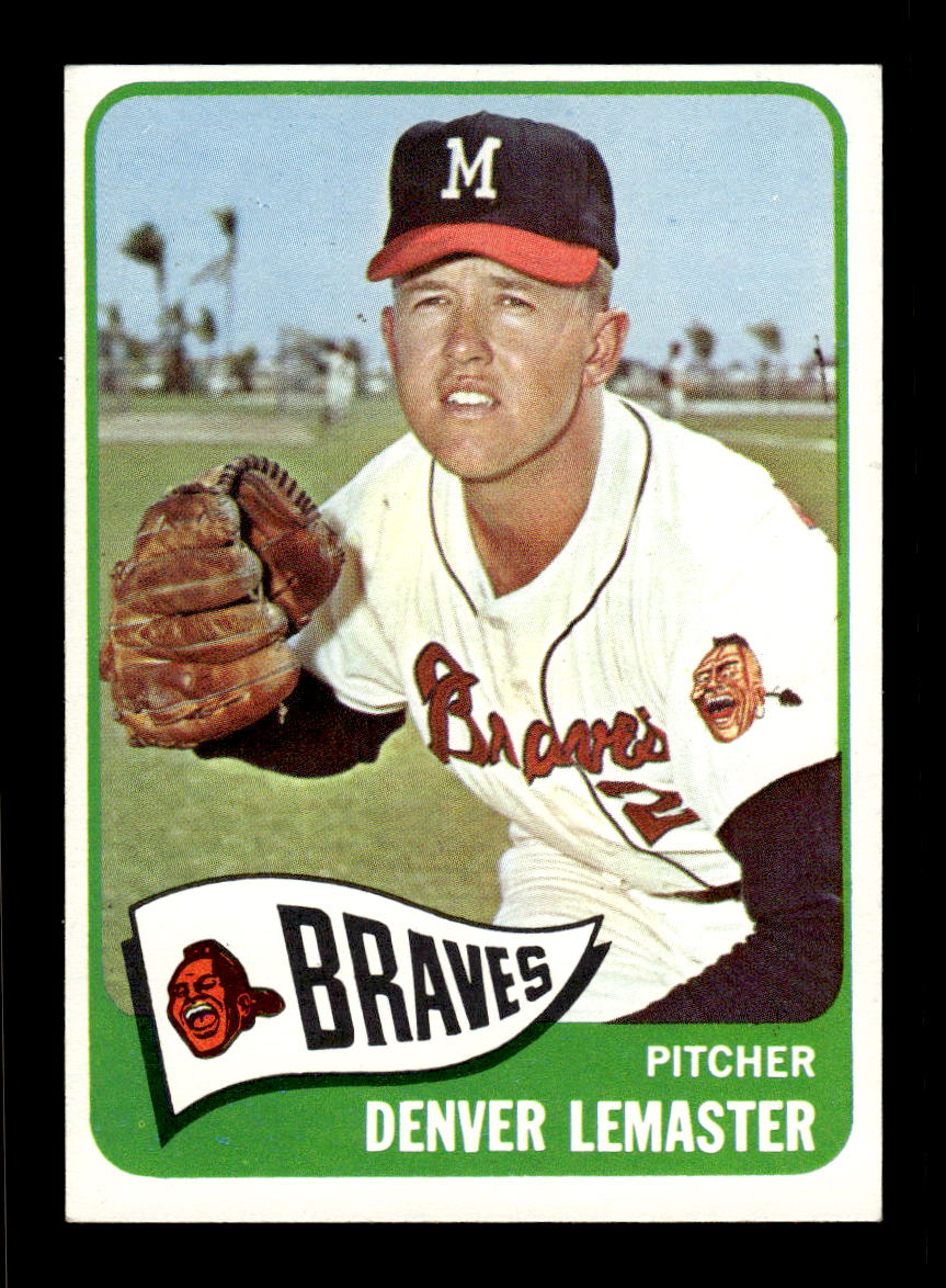 1965 Topps #441 Denver Lemaster Milwaukee Braves EXMT CS26015679