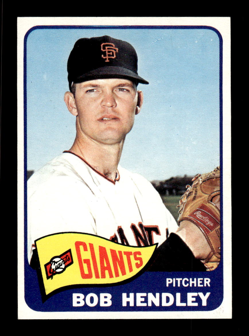 1965 Topps #444 Bob Hendley San Francisco Giants EXMT CS26015682