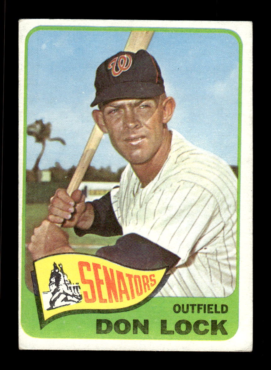 1965 Topps #445 Don Lock Washington Senators EXMT CS26015683