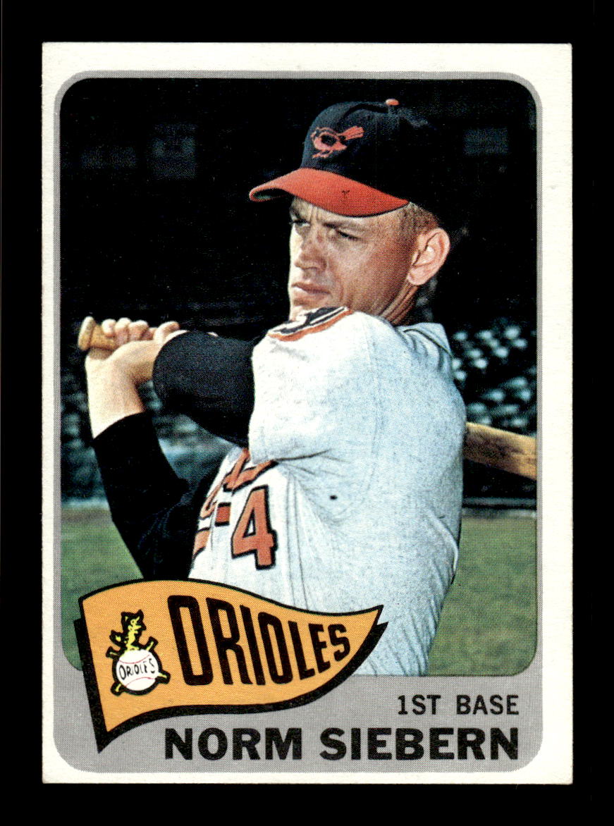1965 Topps #455 Norm Siebern Baltimore Orioles EXMT CS26015693