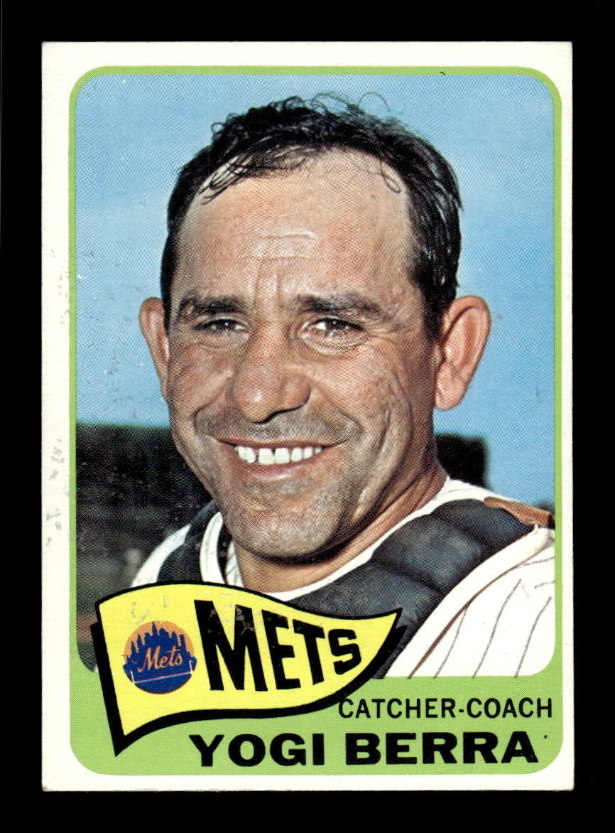 1965 Topps #470 Yogi Berra New York Mets VGEX CS26015706