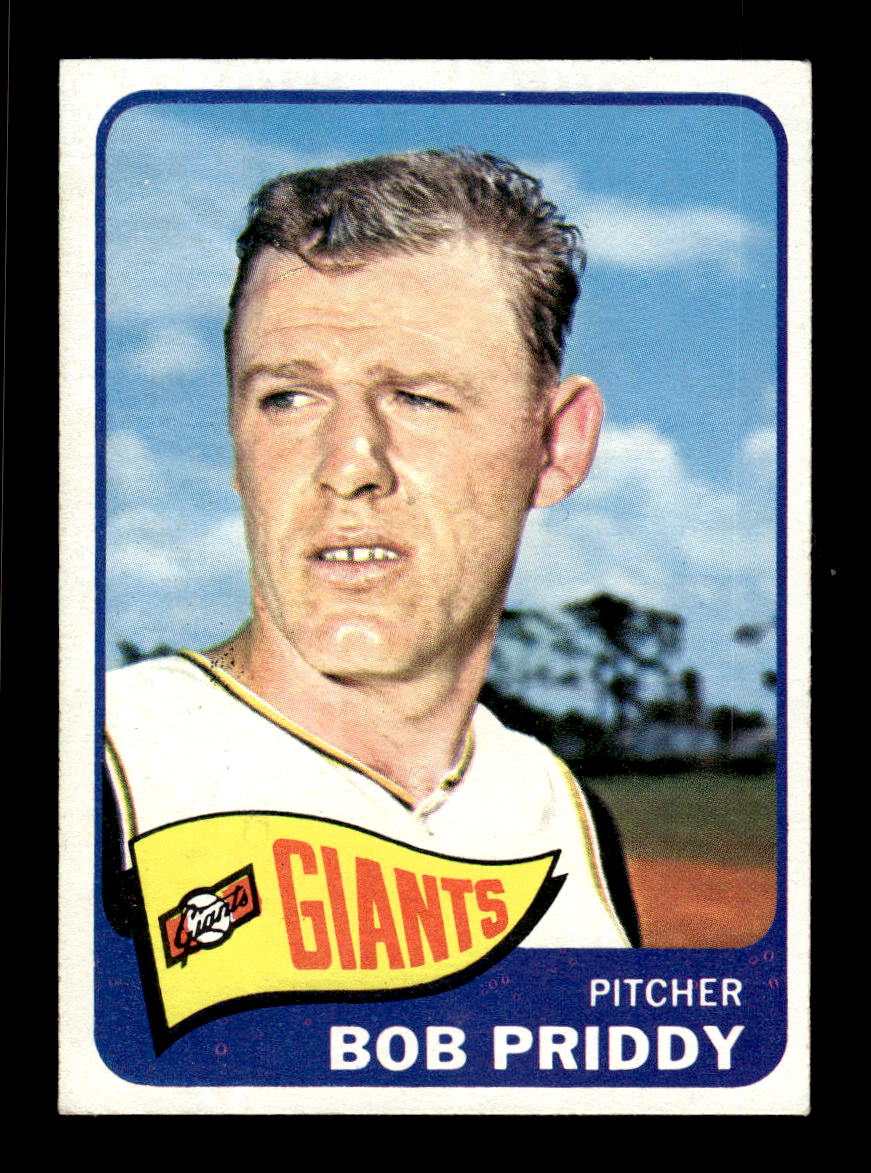 1965 Topps #482 Bob Priddy San Francisco Giants EXMT CS26015716