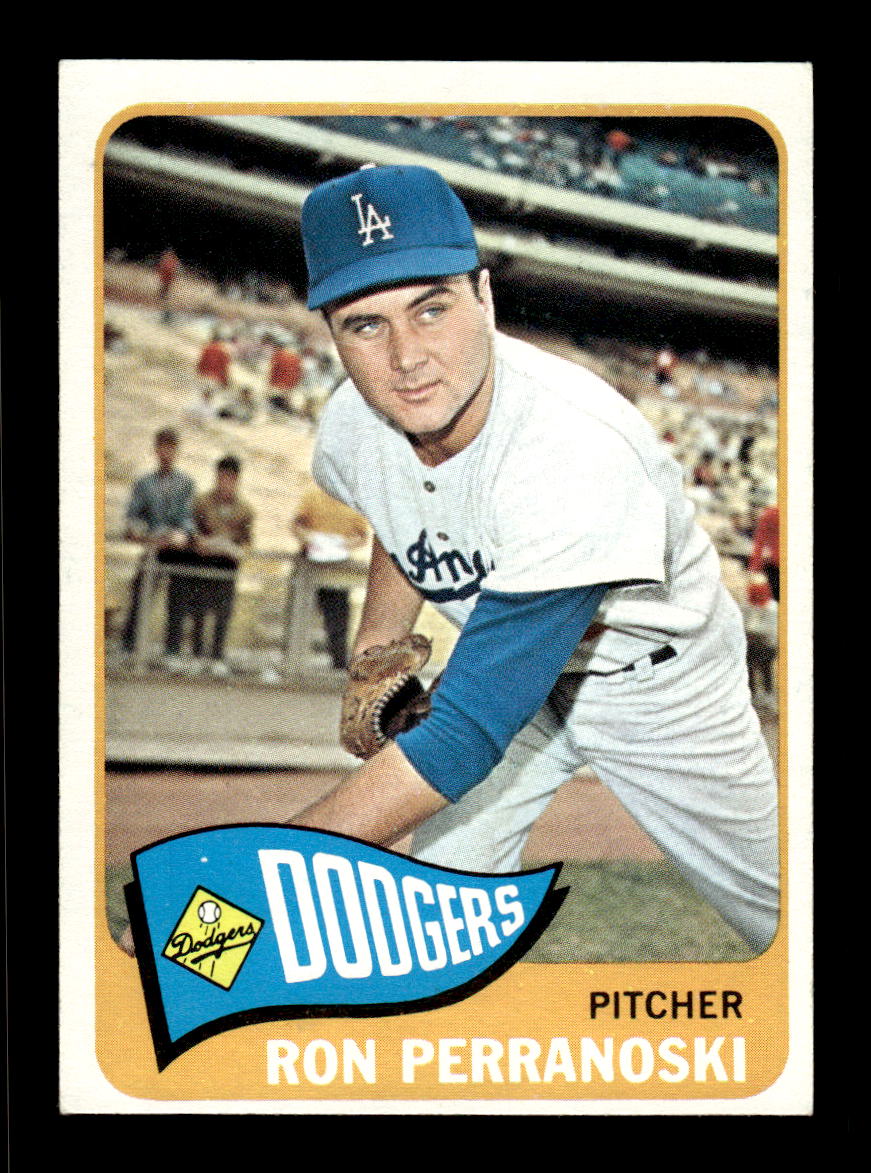 1965 Topps #484 Ron Perranoski Los Angeles Dodgers EXMT CS26015718