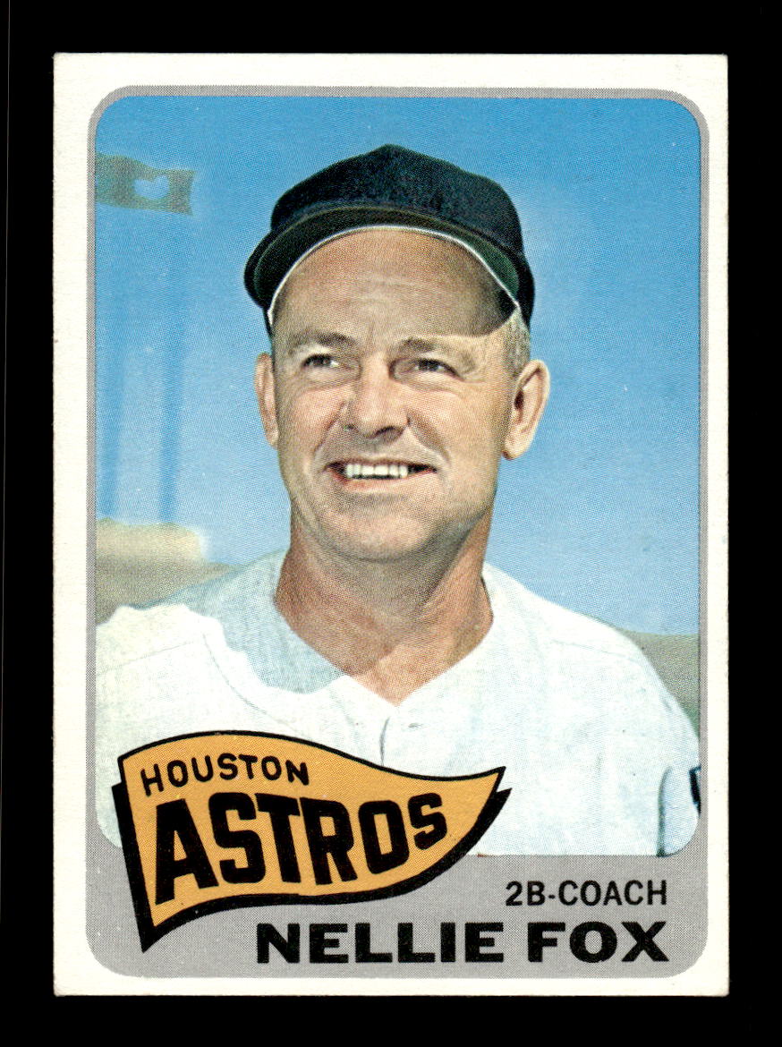 1965 Topps #485 Nellie Fox Houston Astros EXMT CS26015719