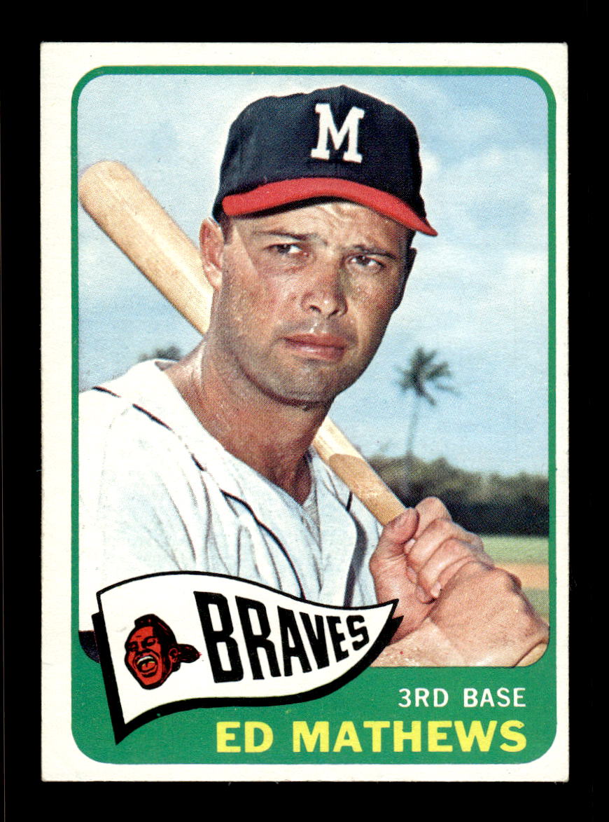 1965 Topps #500 Ed Mathews Milwaukee Braves EXMT CS26015734