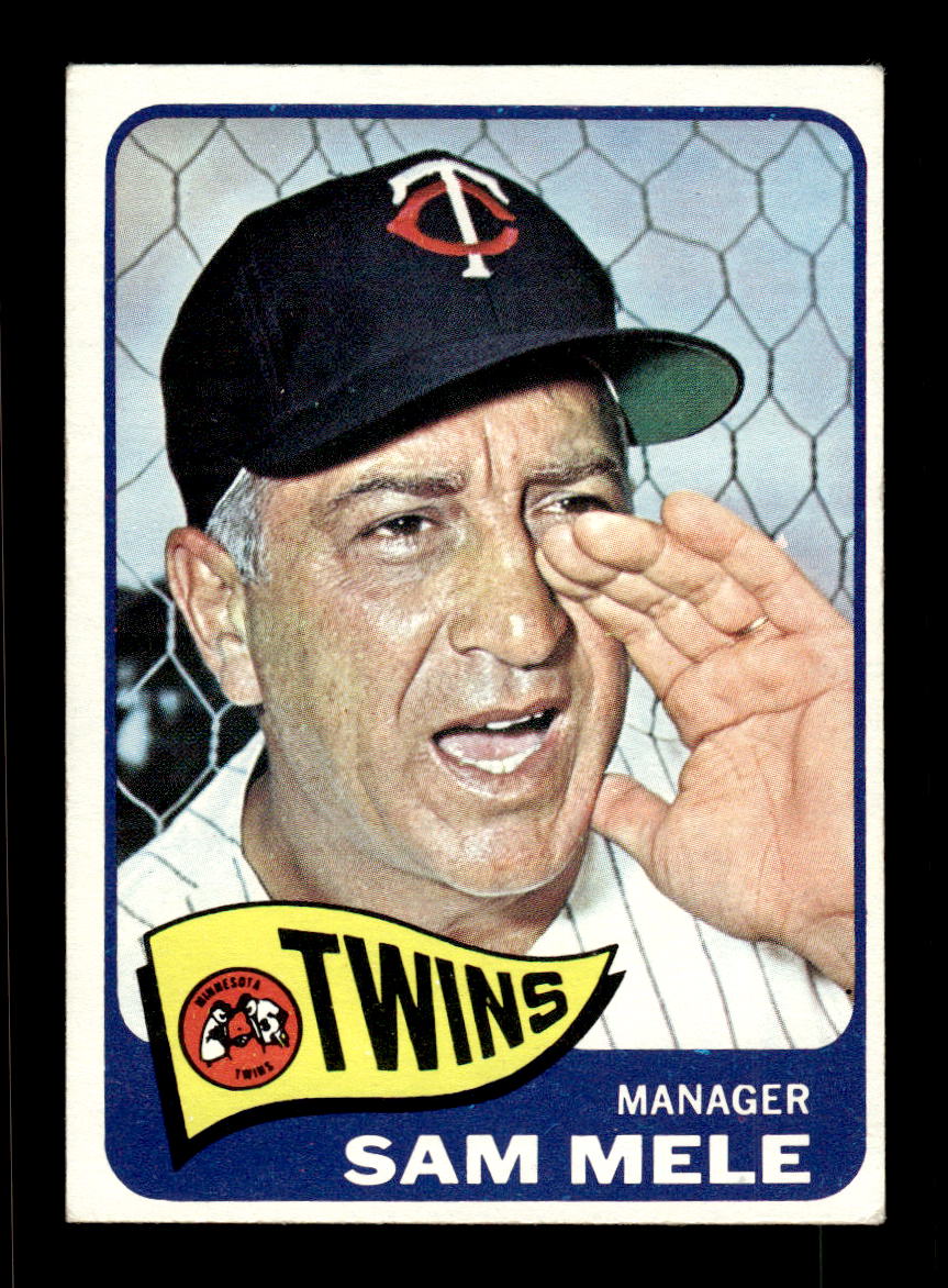 1965 Topps #506 Sam Mele Minnesota Twins EXMT CS26015740