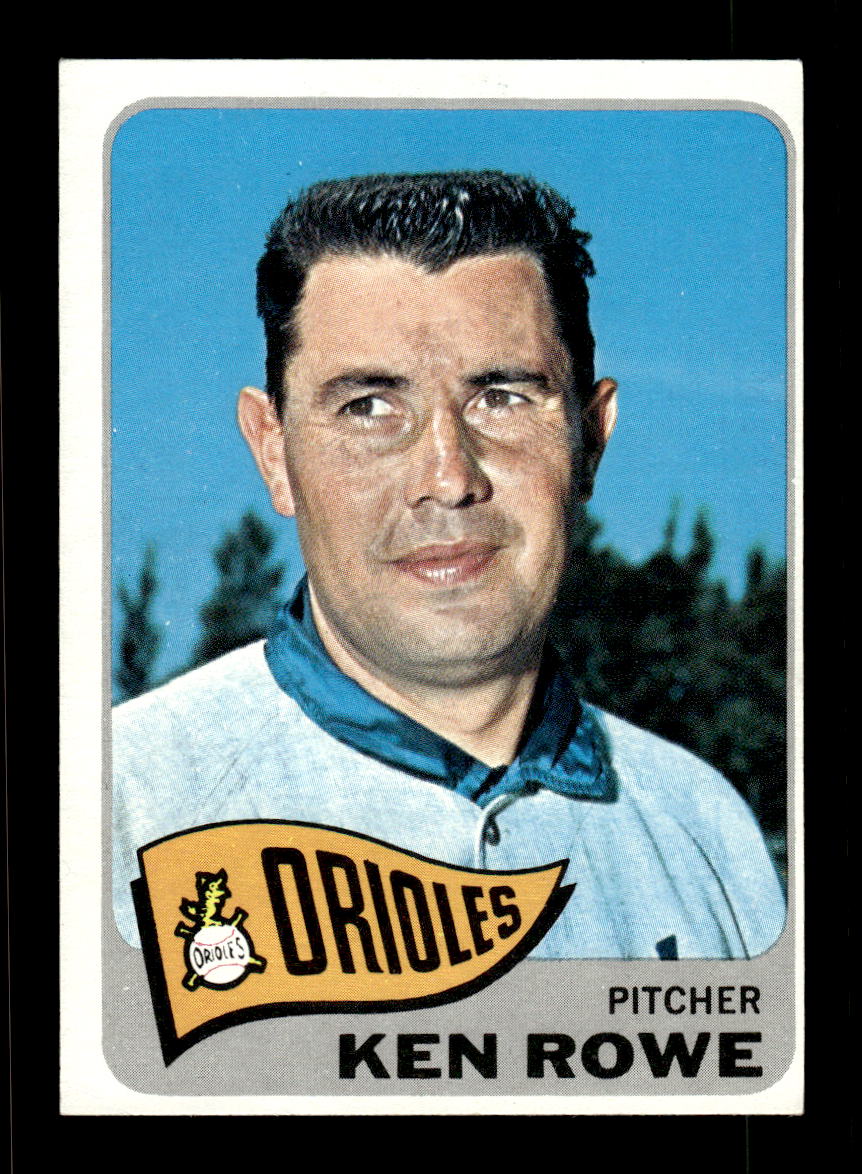 1965 Topps #518 Ken Rowe Baltimore Orioles EXMT CS26015750