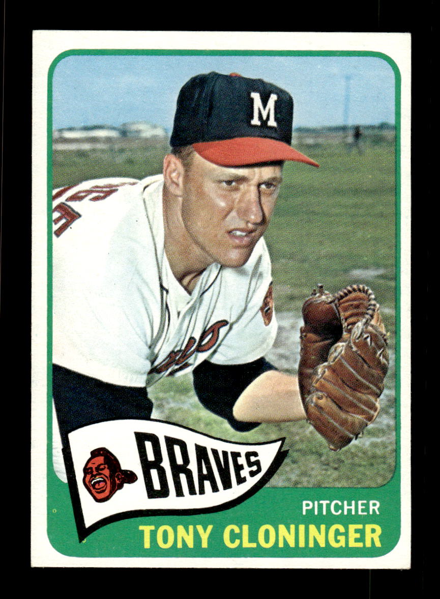 1965 Topps #520 Tony Cloninger Milwaukee Braves EXMT CS26015752