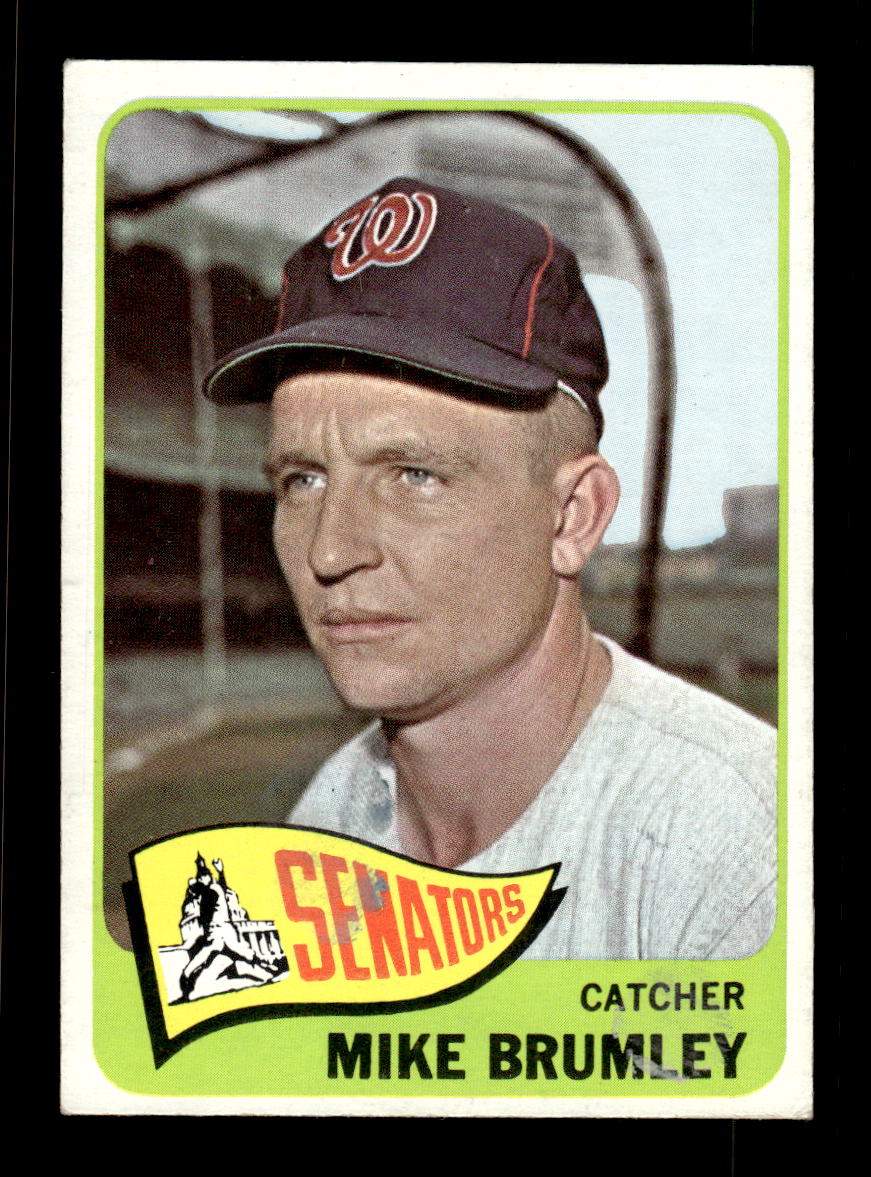 1965 Topps #523 Mike Brumley Washington Senators EXMT CS26015755