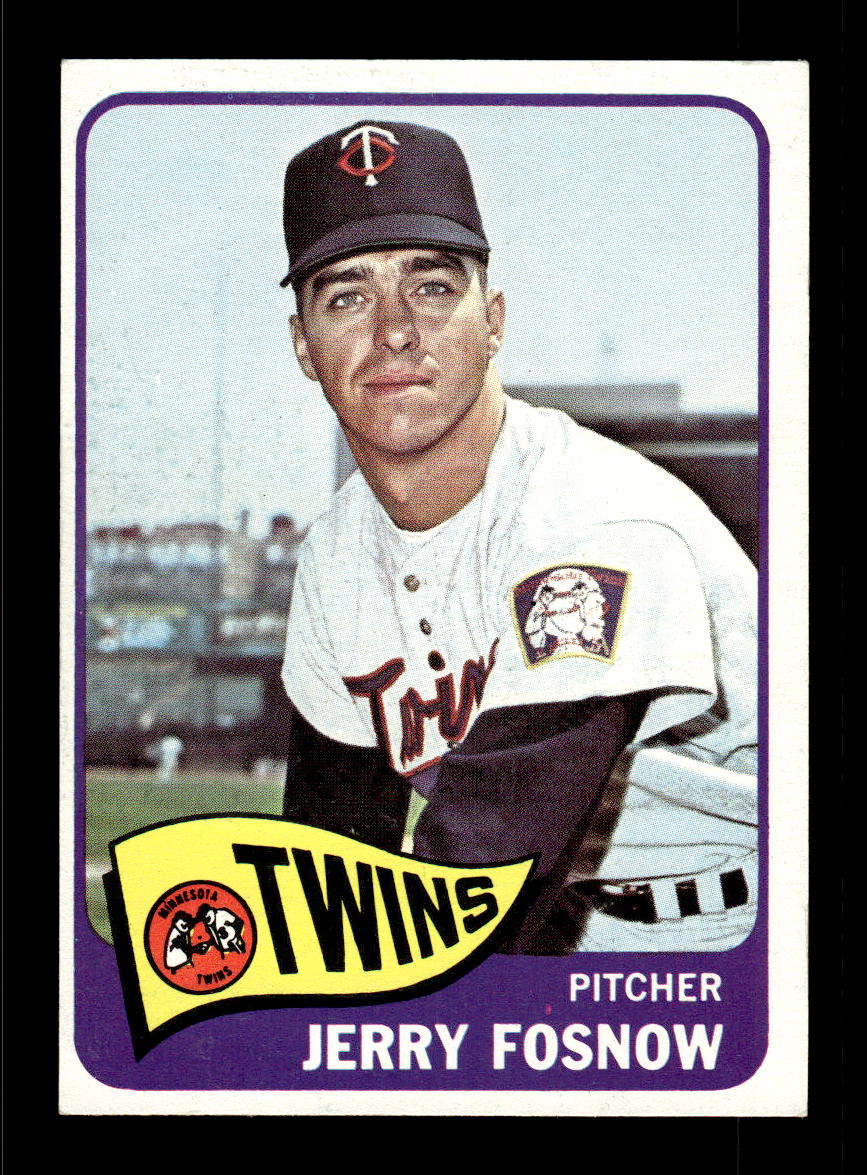 1965 Topps #529 Jerry Fosnow Minnesota Twins EXMT CS26015760