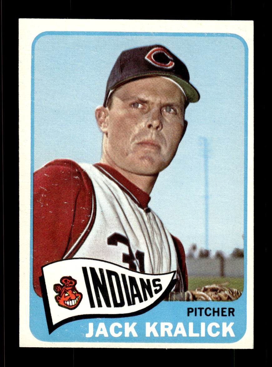 1965 Topps #535 Jack Kralick Cleveland Indians EXMT CS26015765