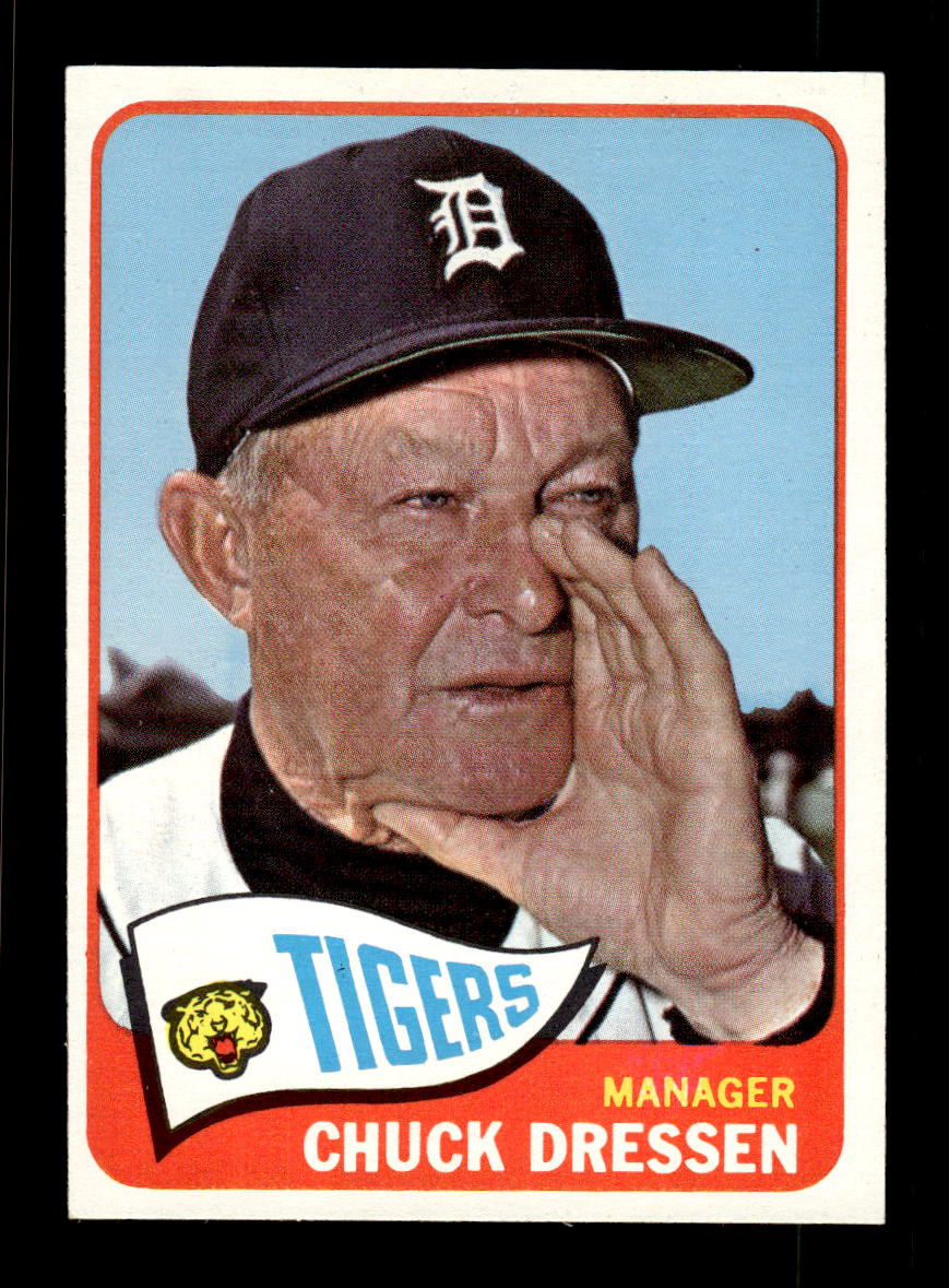 1965 Topps #538 Chuck Dressen Detroit Tigers EXMT CS26015768