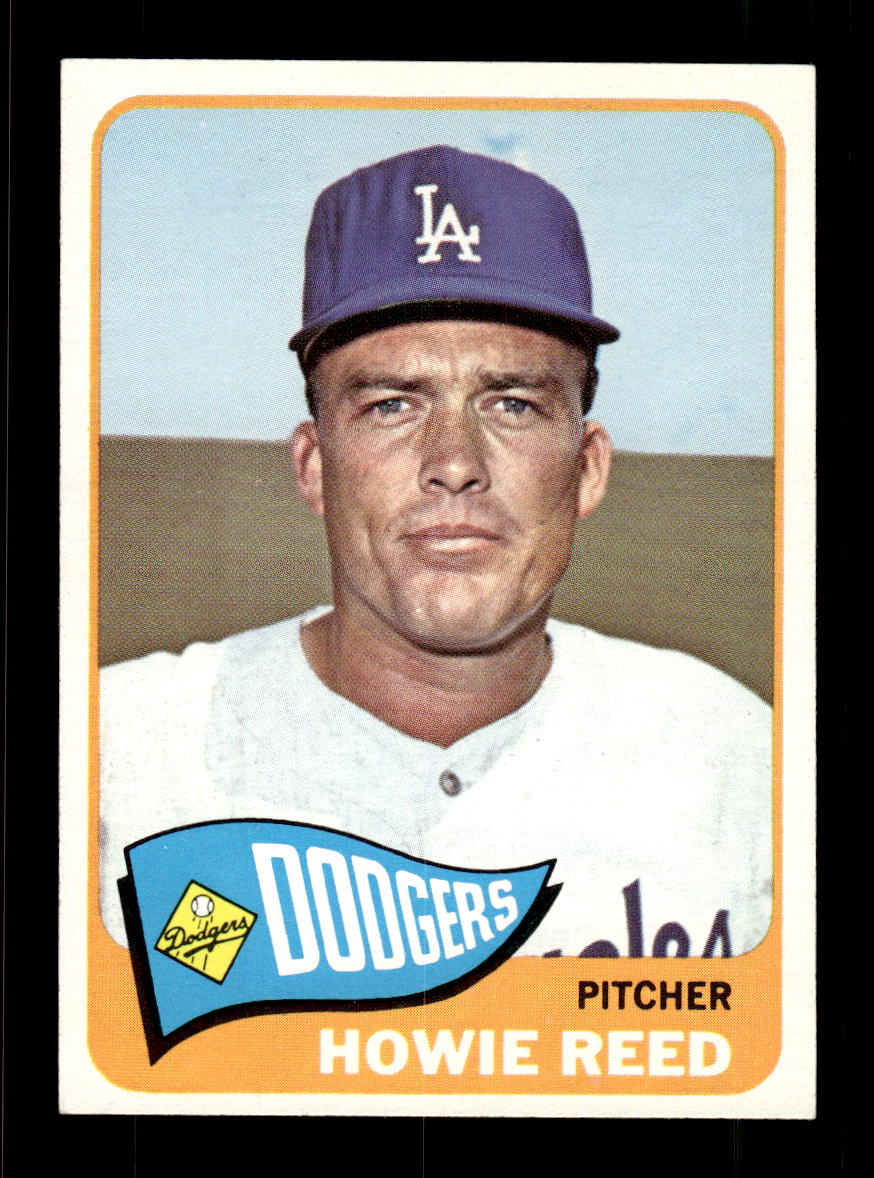 1965 Topps #544 Howie Reed Los Angeles Dodgers EXMT CS26015773