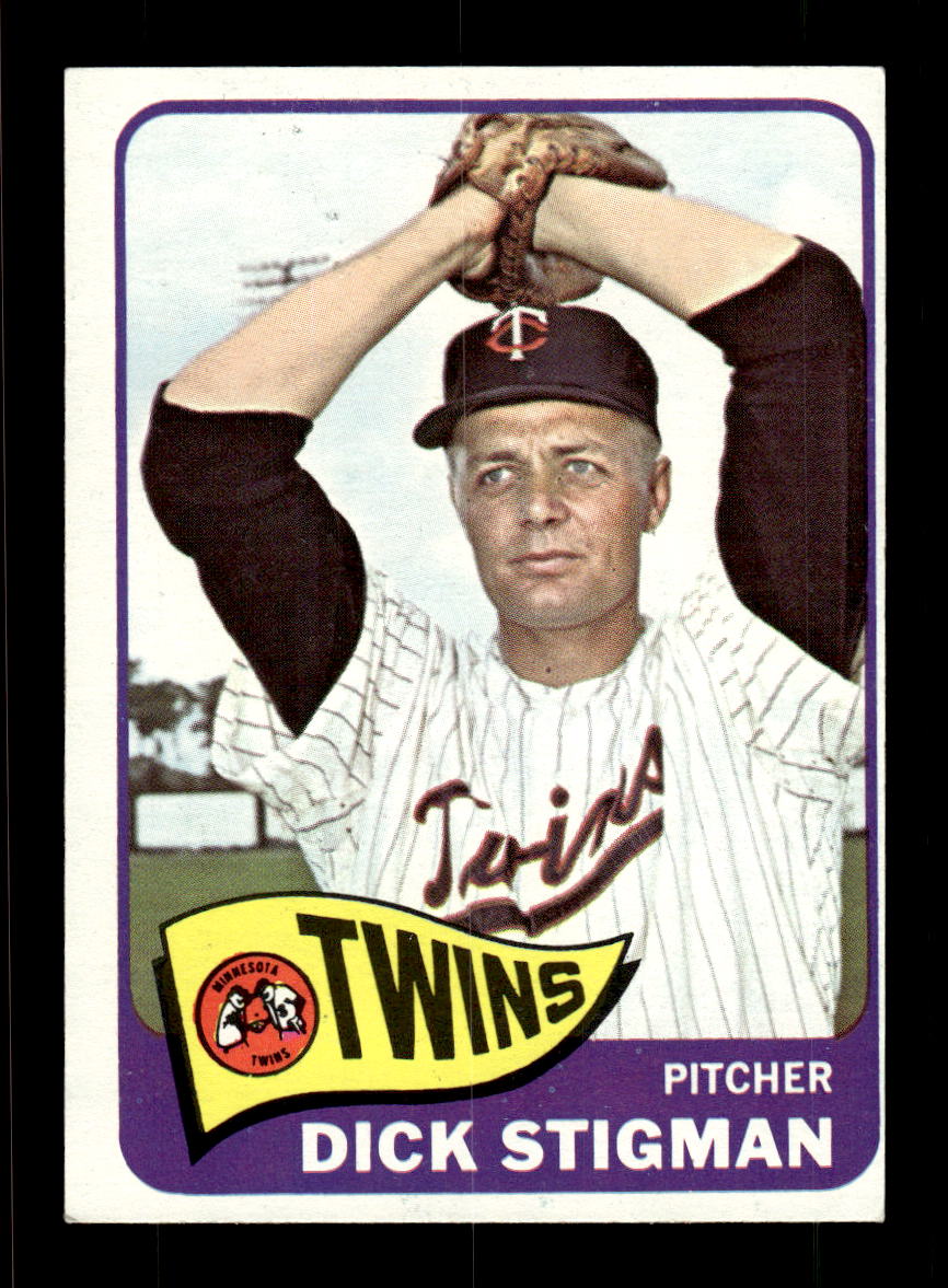 1965 Topps #548 Dick Stigman Minnesota Twins EXMT CS26015777
