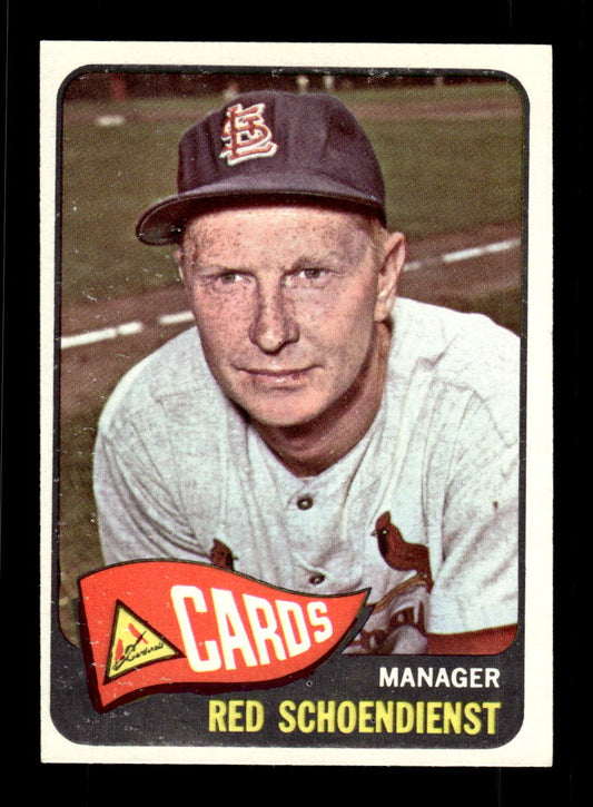 1965 Topps #556 Red Schoendienst St. Louis Cardinals EXMT CS26015784