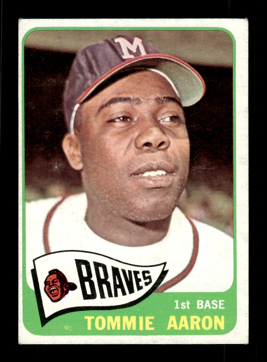 1965 Topps #567 Tommie Aaron Milwaukee Braves EXMT CS26015795