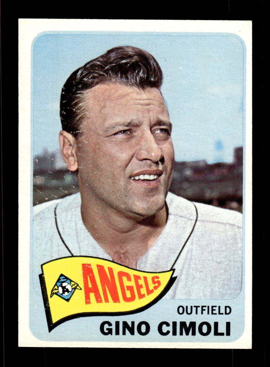 1965 Topps #569 Gino Cimoli Los Angeles Angels EXMT CS26015797