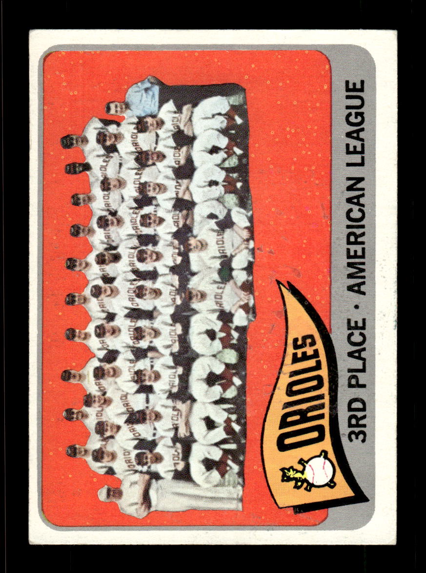 1965 Topps #572 Baltimore Orioles EXMT CS26015800