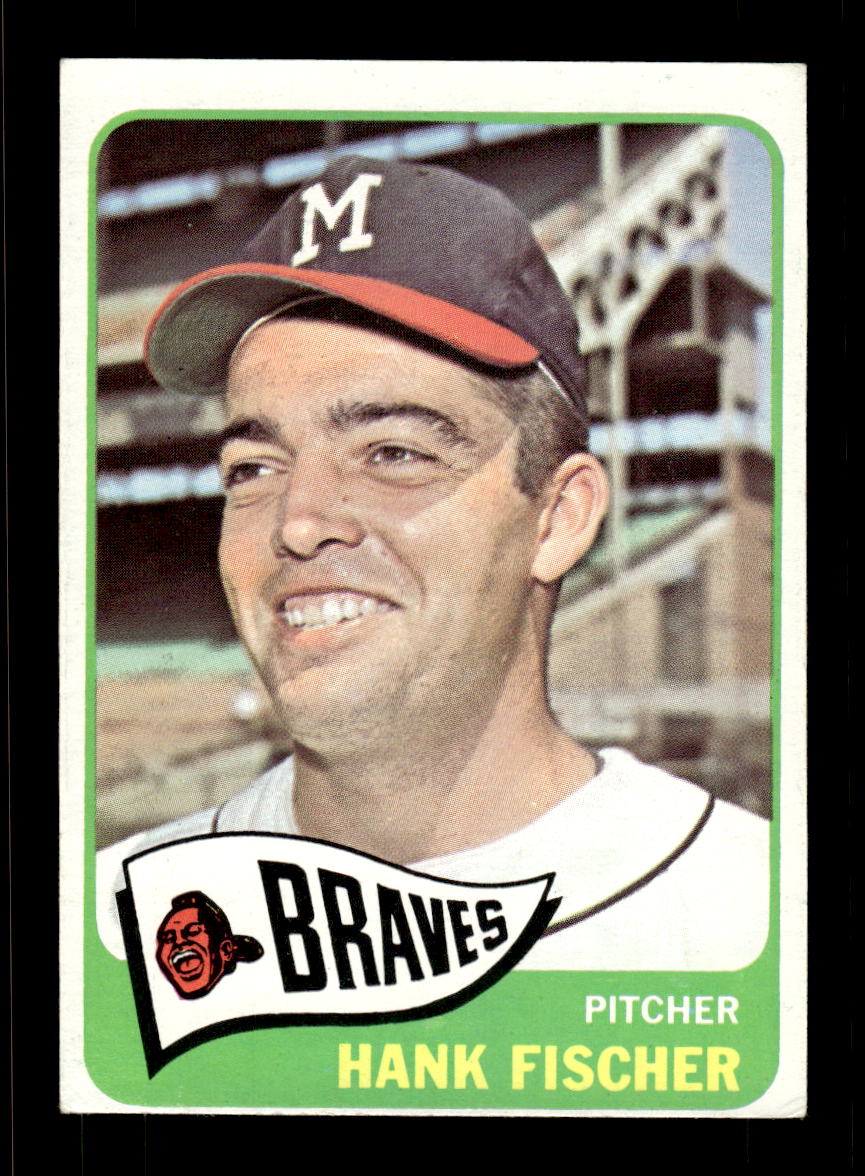 1965 Topps #585 Hank Fischer Milwaukee Braves EXMT CS26015812