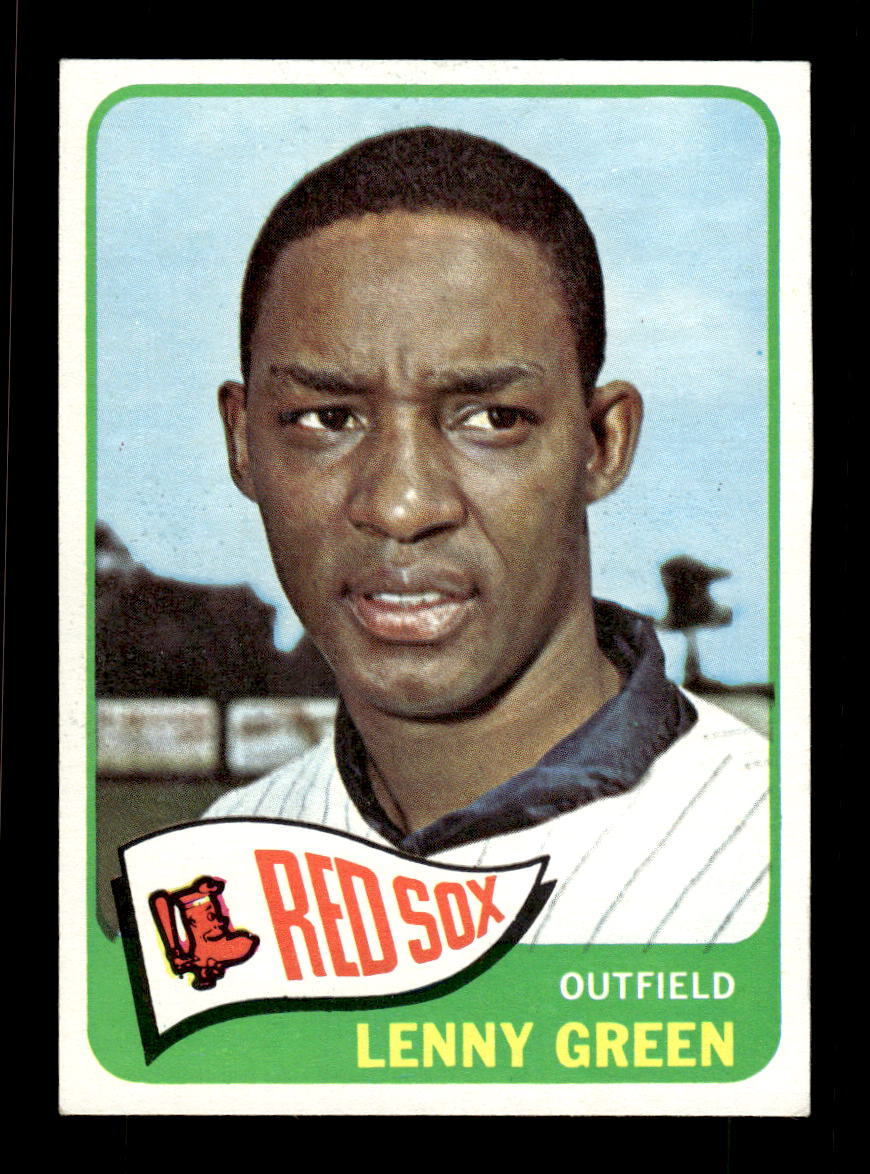 1965 Topps #588 Lenny Green Boston Red Sox EXMT CS26015815