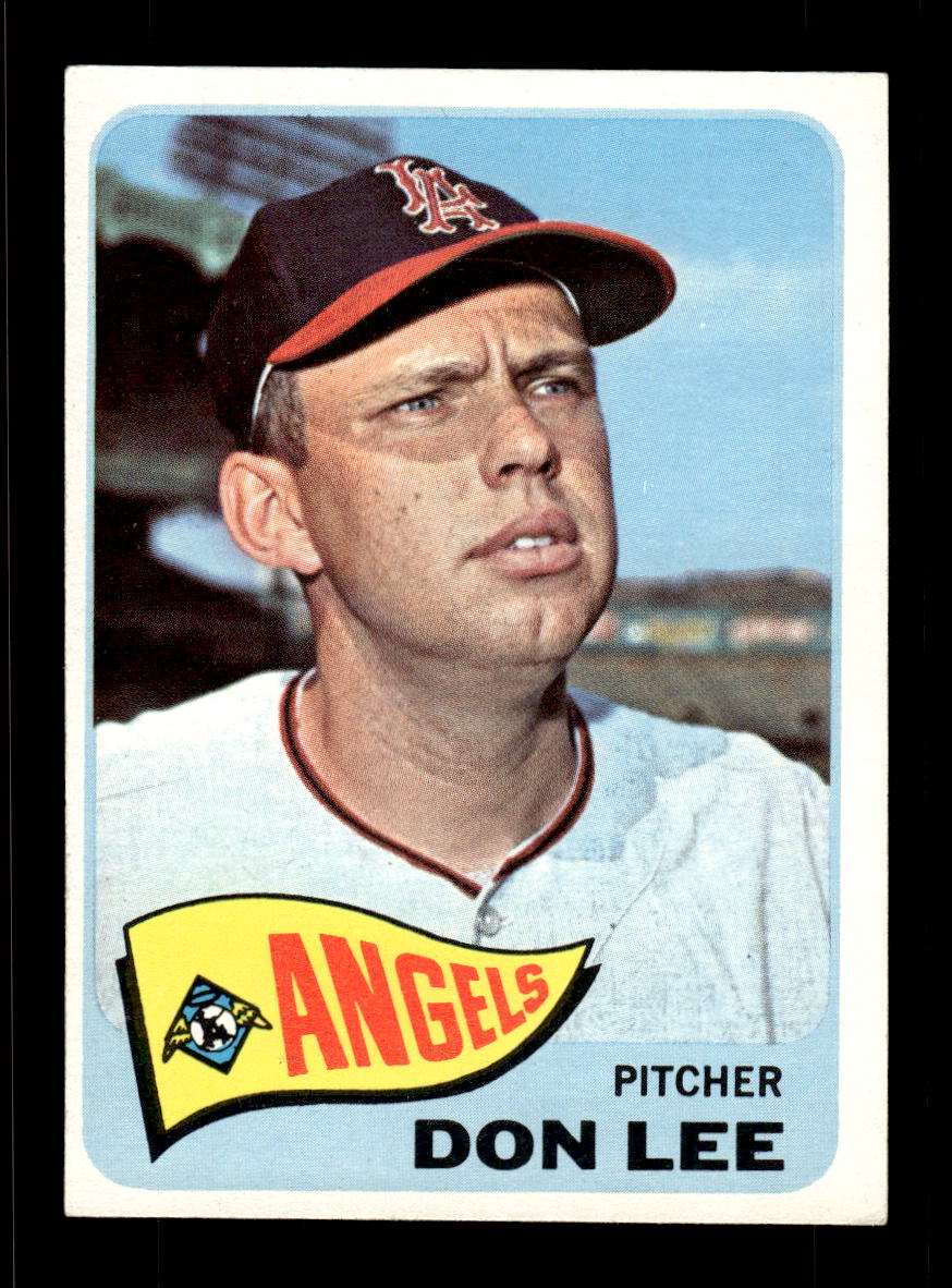 1965 Topps #595 Don Lee Los Angeles Angels EXMT CS26015822