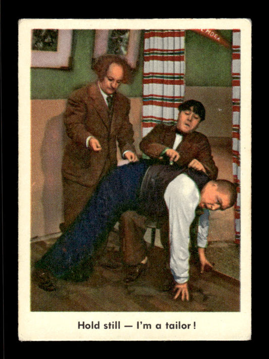 1959 Fleer The Three Stooges #12 Hold still - I'm a tailor! VG CS26016350