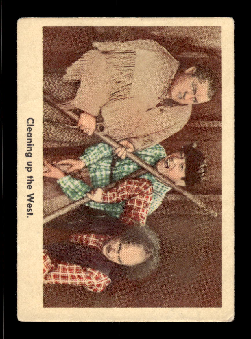 1959 Fleer The Three Stooges #32 Cleaning up the West. VG CS26016356