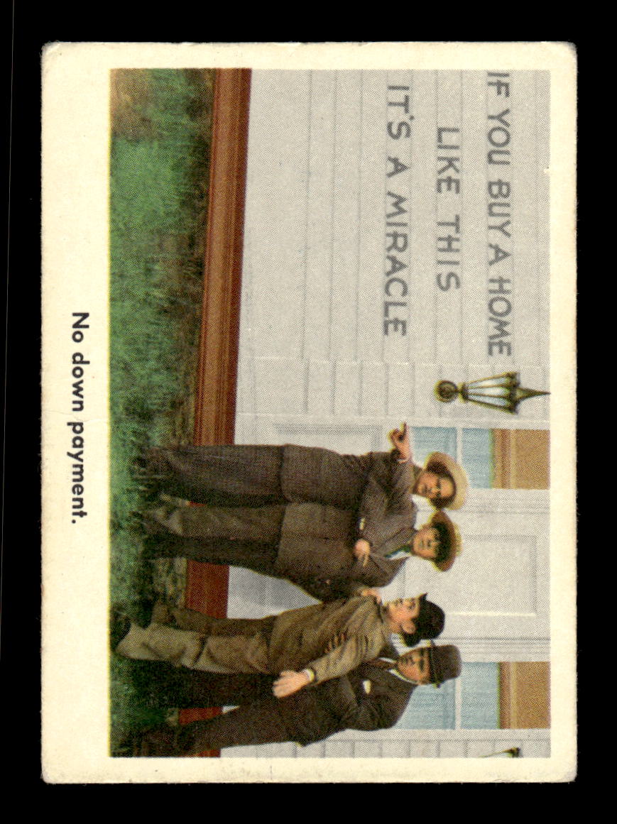 1959 Fleer The Three Stooges #43 No down payment. VG CS26016359