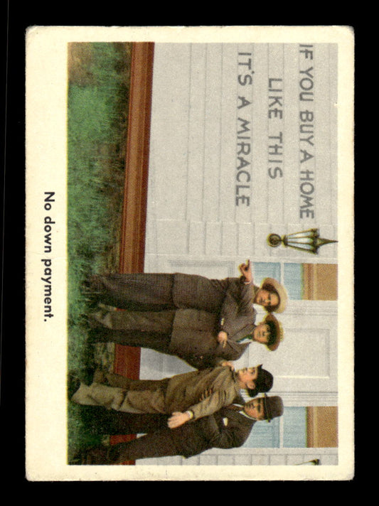 1959 Fleer The Three Stooges #43 No down payment. VG CS26016359