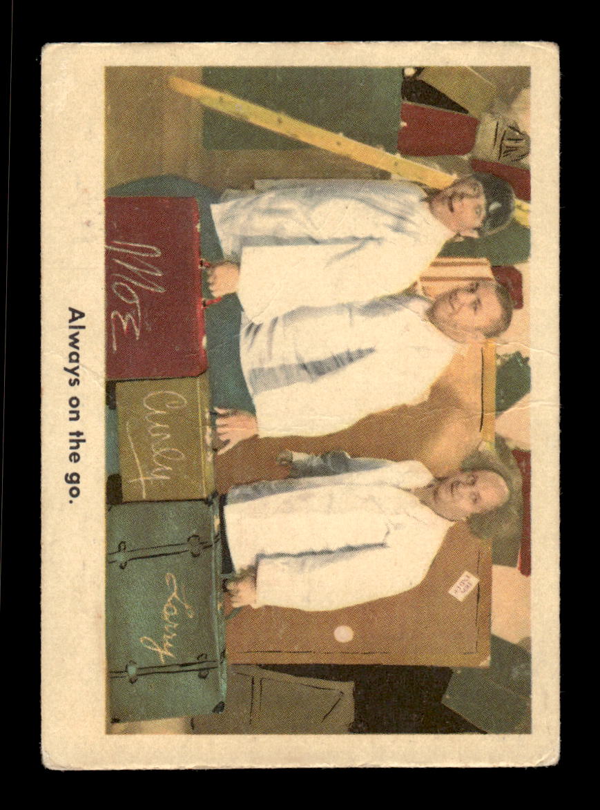 1959 Fleer The Three Stooges #49 Always on the go. VG CS26016360