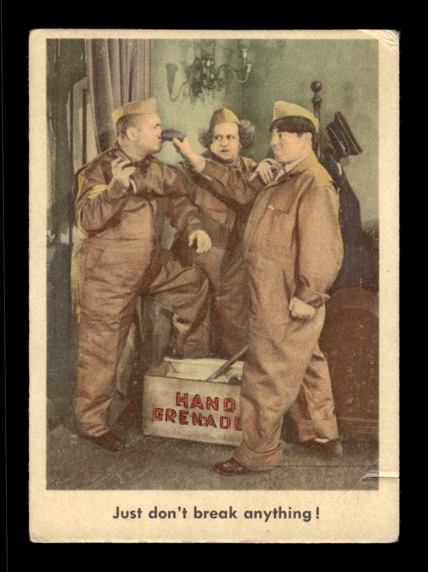 1959 Fleer The Three Stooges #74 Just don't break anything! VG CS26016365