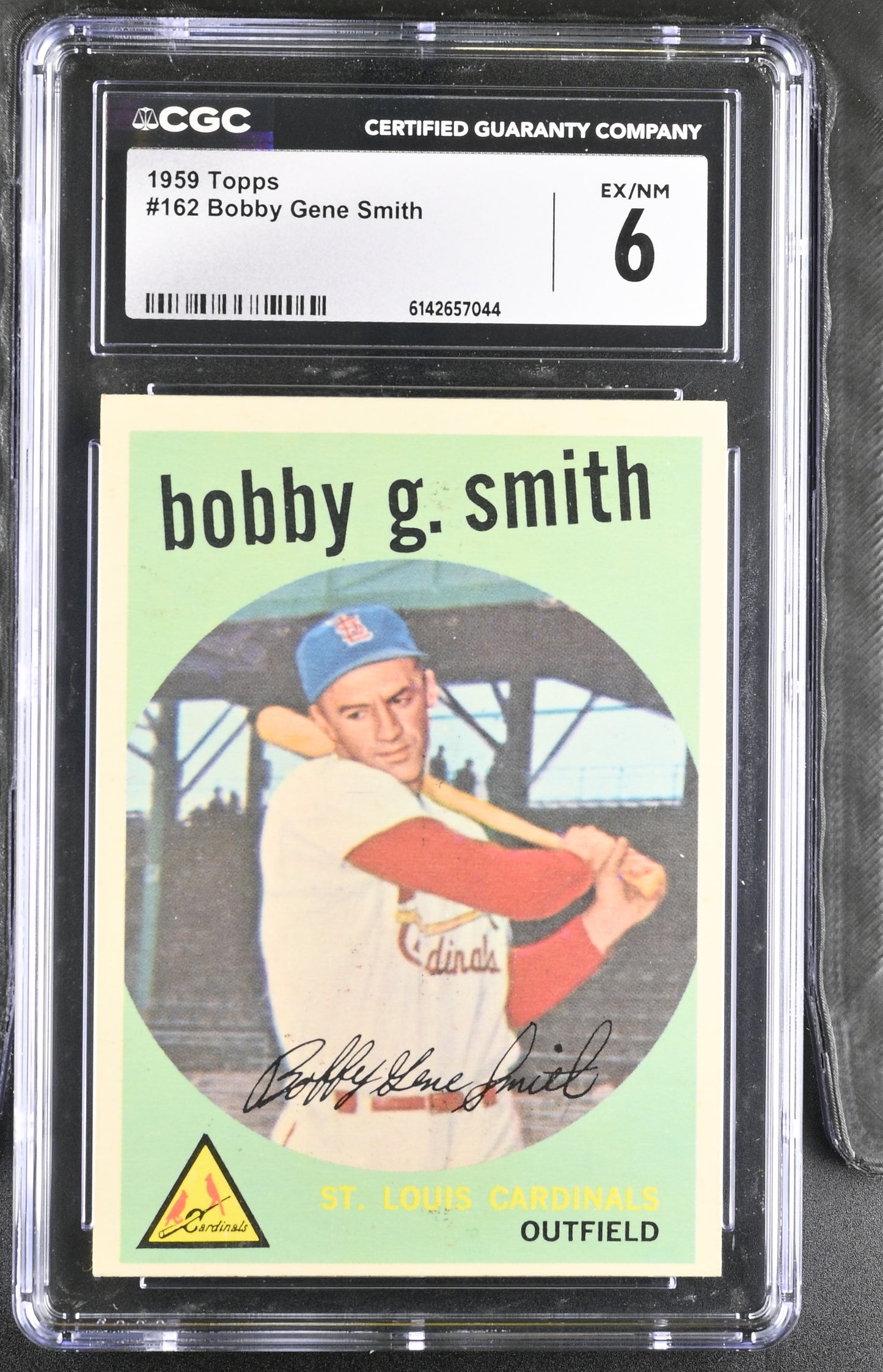 1959 Topps #162 Bobby Gene Smith CGC 6 SN 6142657044