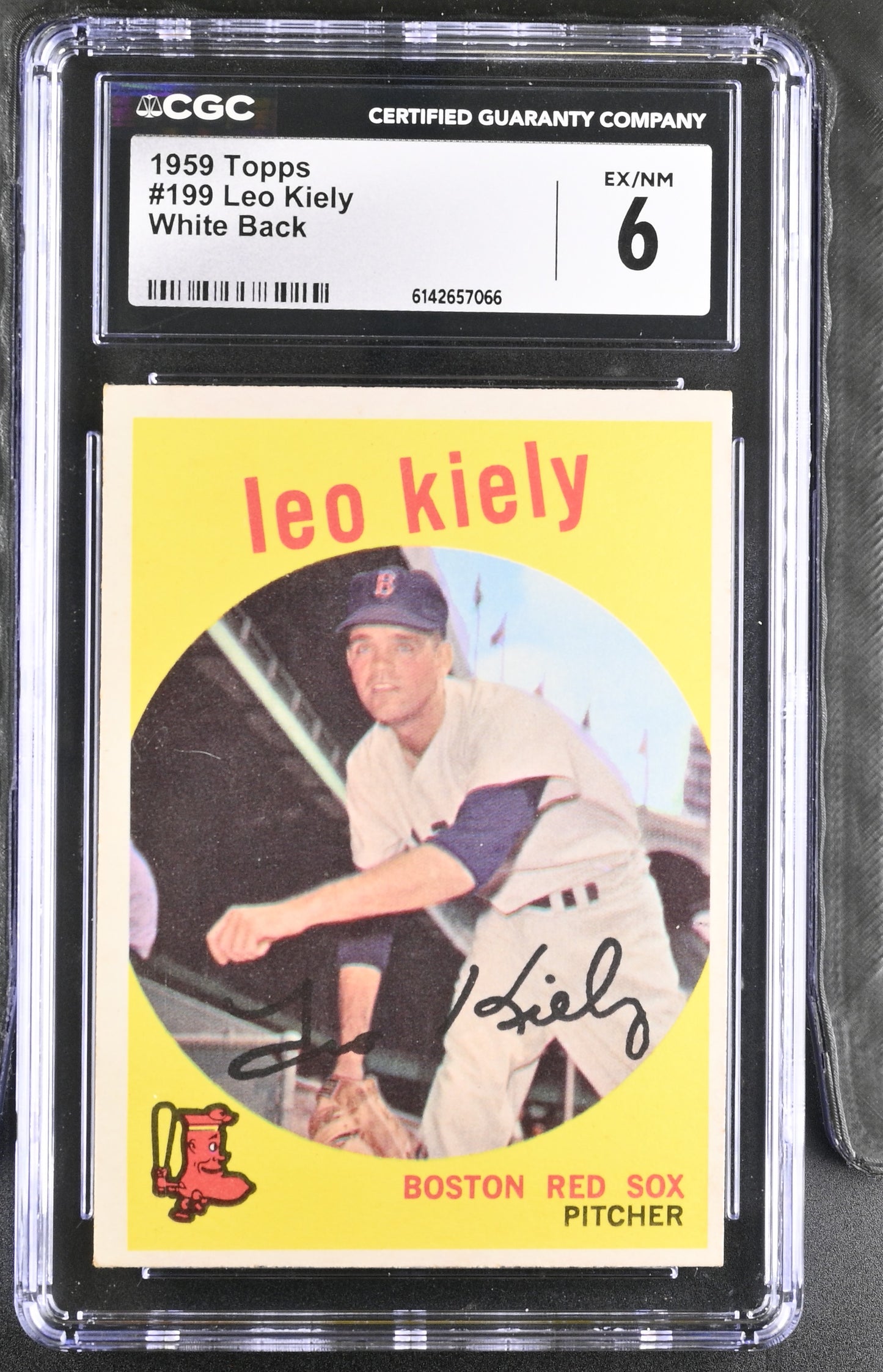 1959 Topps #199 Leo Kiely CGC 6 SN 6142657066