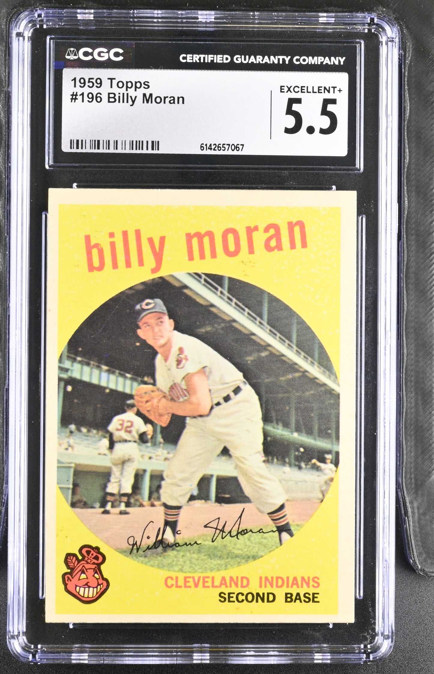 1959 Topps #196 Billy Moran CGC 5.5 SN 6142657067