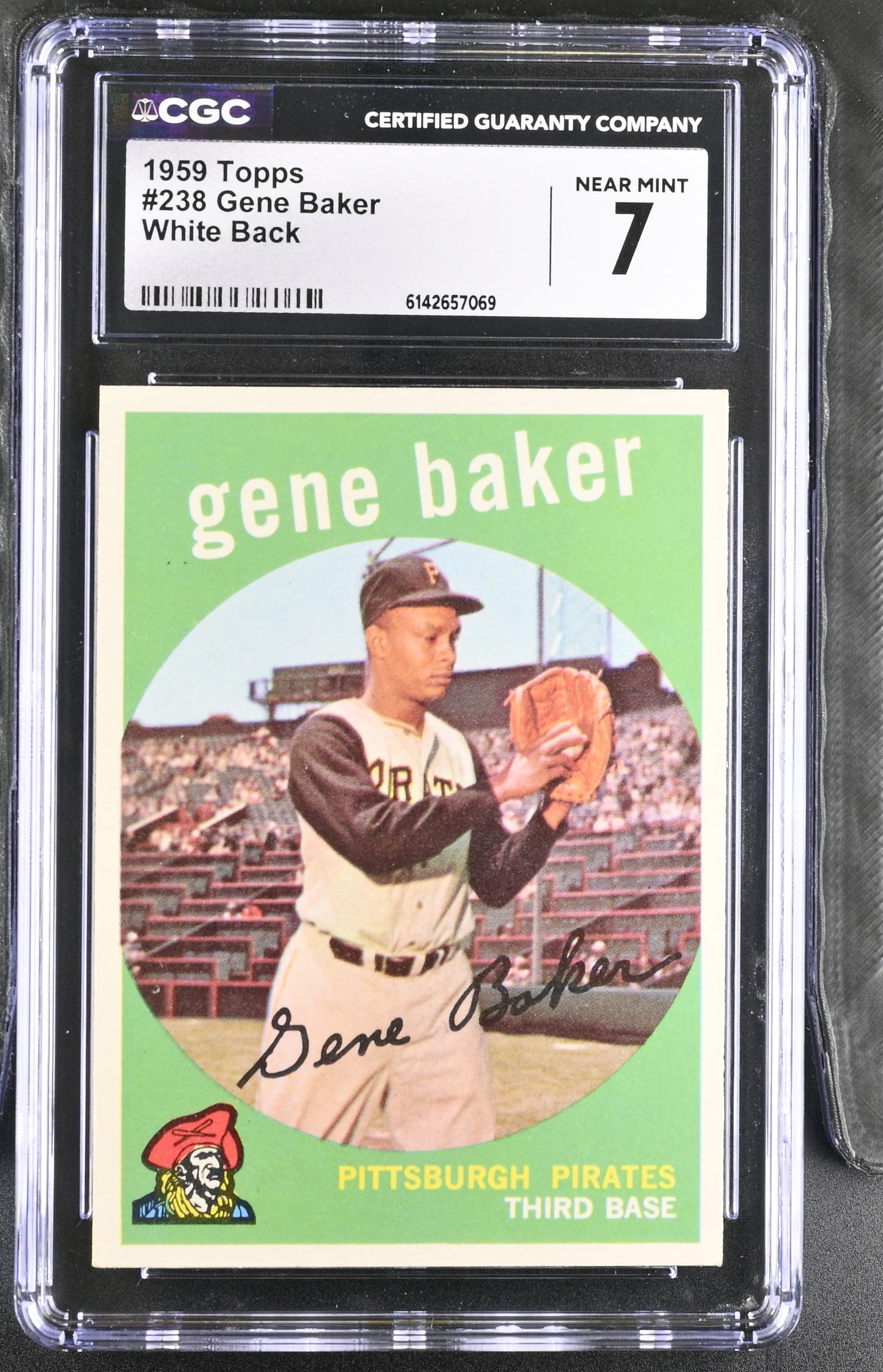 1959 Topps #238 Gene Baker CGC 7 SN 6142657069