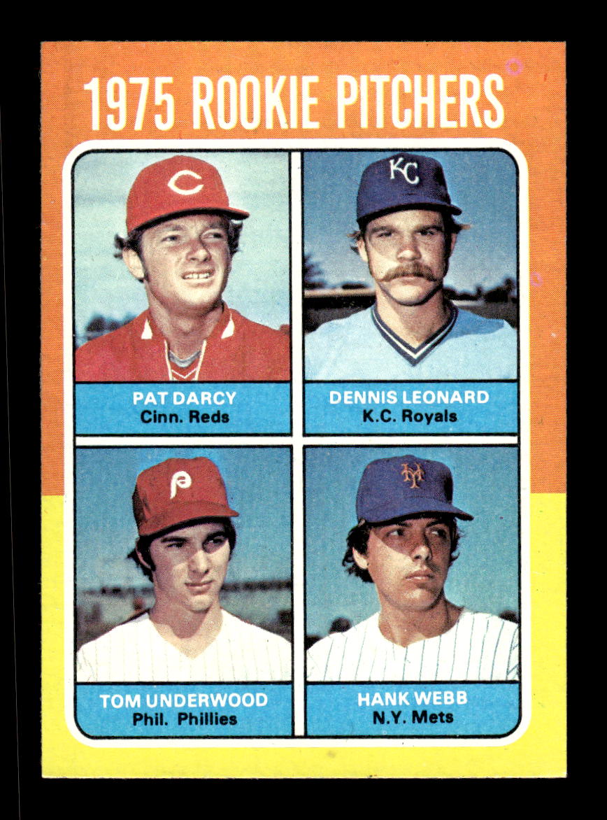 1975 Topps #615 Rookie Pitchers Philadelphia Phillies VGEX CS26016763