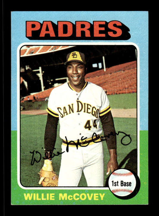 1975 Topps #450 Willie McCovey San Diego Padres VGEX CS26016769