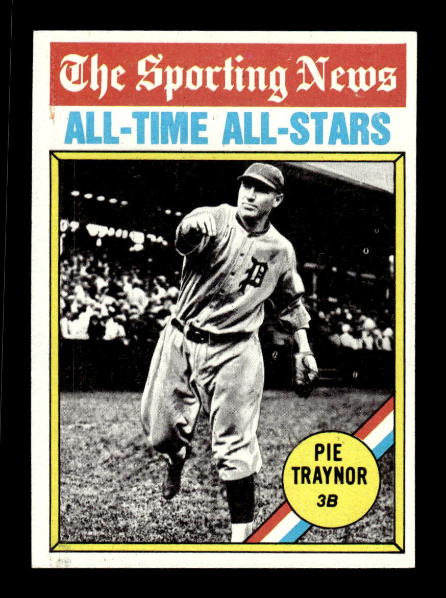 1976 Topps #343 Pie Traynor Pittsburgh Pirates VGEX CS26016781