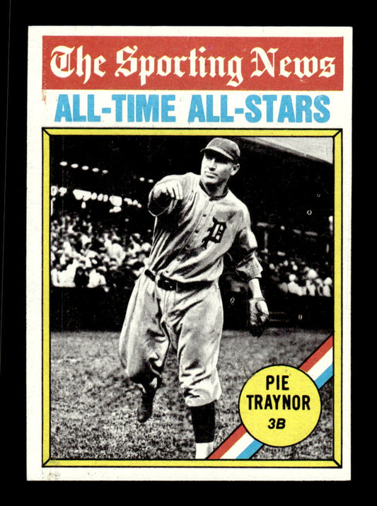 1976 Topps #343 Pie Traynor Pittsburgh Pirates VGEX CS26016781