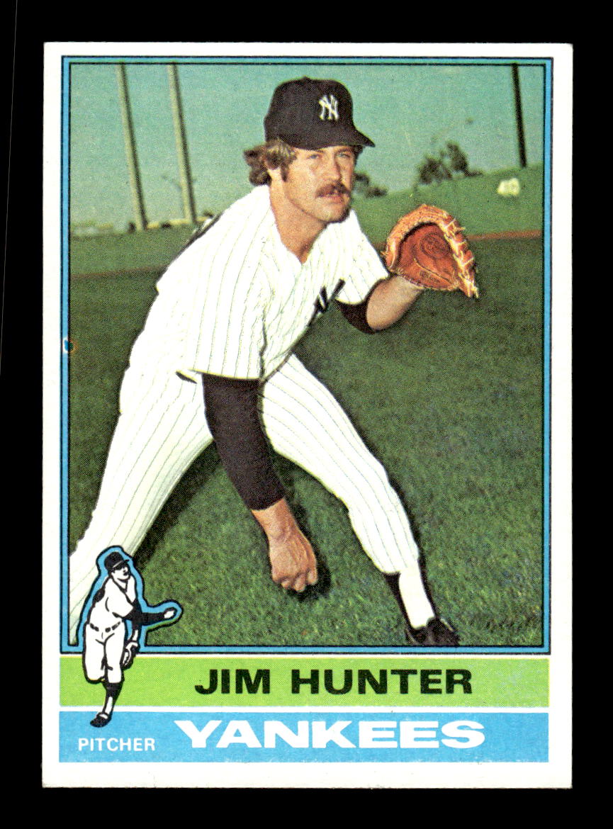 1976 Topps #100 Jim Hunter New York Yankees VGEX CS26016782